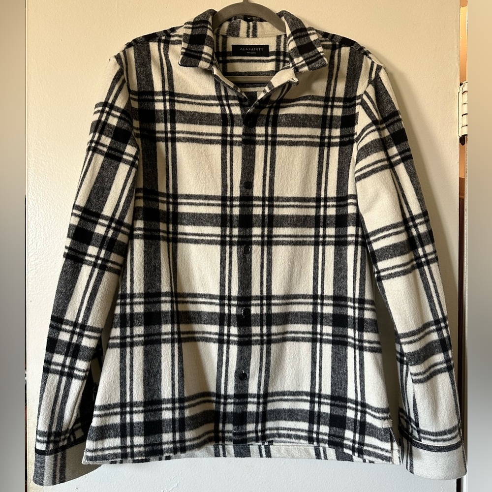 Allsaints Plaid Shacket